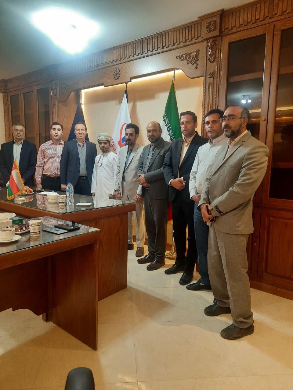 Workers at manufacturing facility